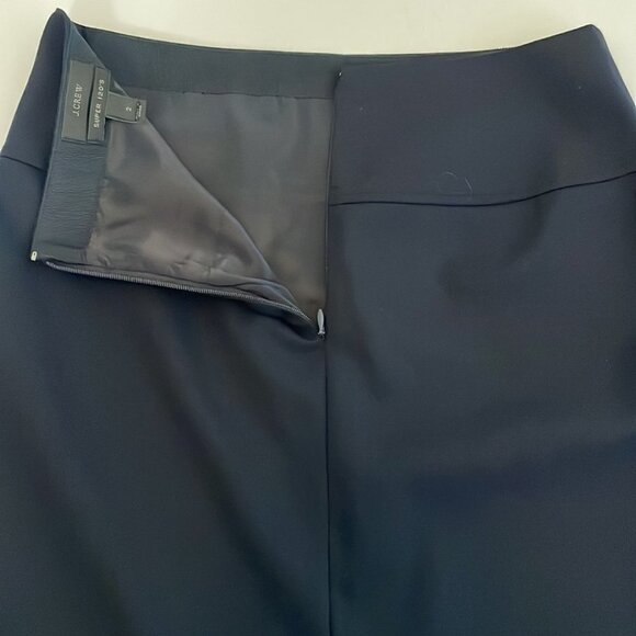 J Crew Navy Super 120s Wool Pencil Skirt - Flawed - Picture 5 of 10